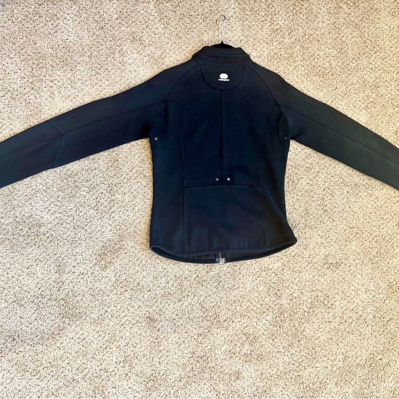 RootsYoga Black Full-Zip Jacket Women’s M Athleisure Yoga Activewear CabinCore - Picture 5 of 12